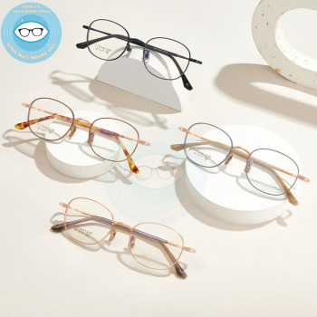 Gọng kính kim loại mã 6111